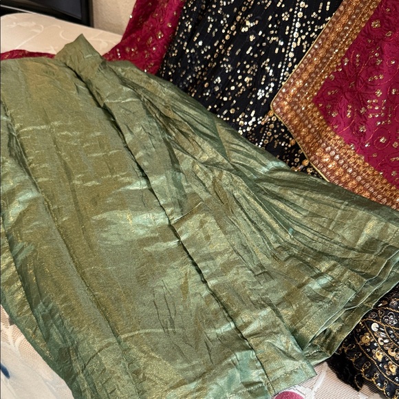 Three Piece Angrakha Style Long Pakistani Dress. New - Picture 7 of 12
